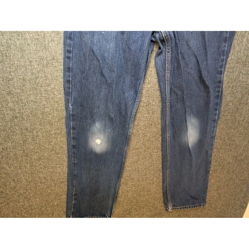 Levis 550 Jeans Men's 29X30 Blue Relaxed‎ Fit Straight Leg Distressed Blue Pants